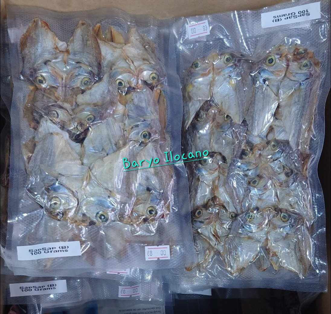 DRIED FISH BONELESS SAPSAP TUYO 100g/pack
