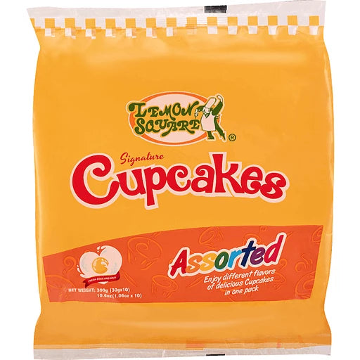 LEMON SQUARE ASSORTED CUPCAKES 30g/pc