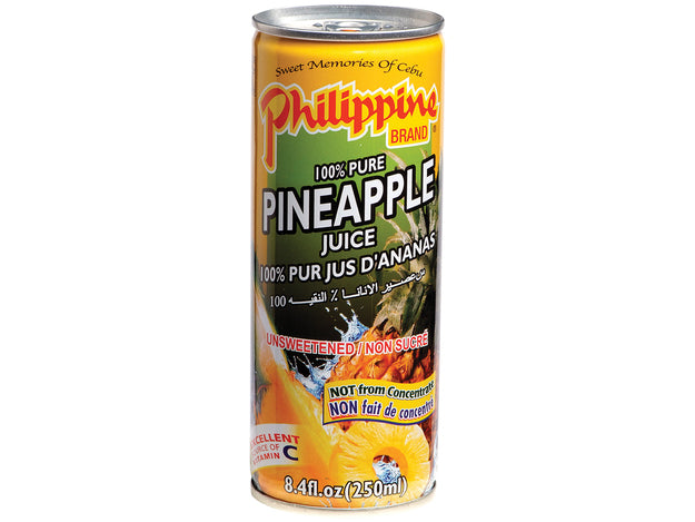 PHILIPPINE BRAND PINEAPPLE JUICE 100% 250ml