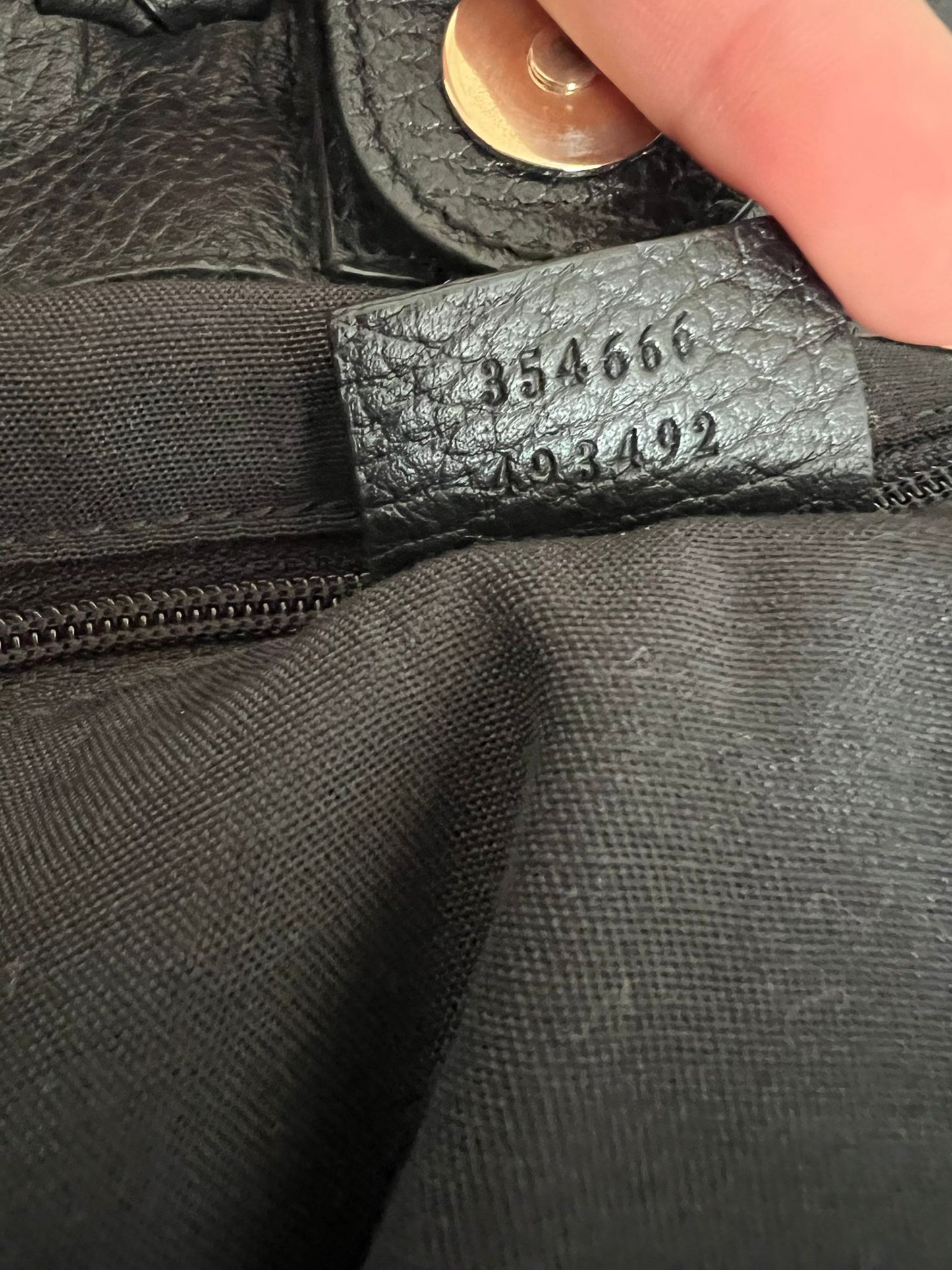GUCCI TOTE BAG WITH BAMBOO TASSLE