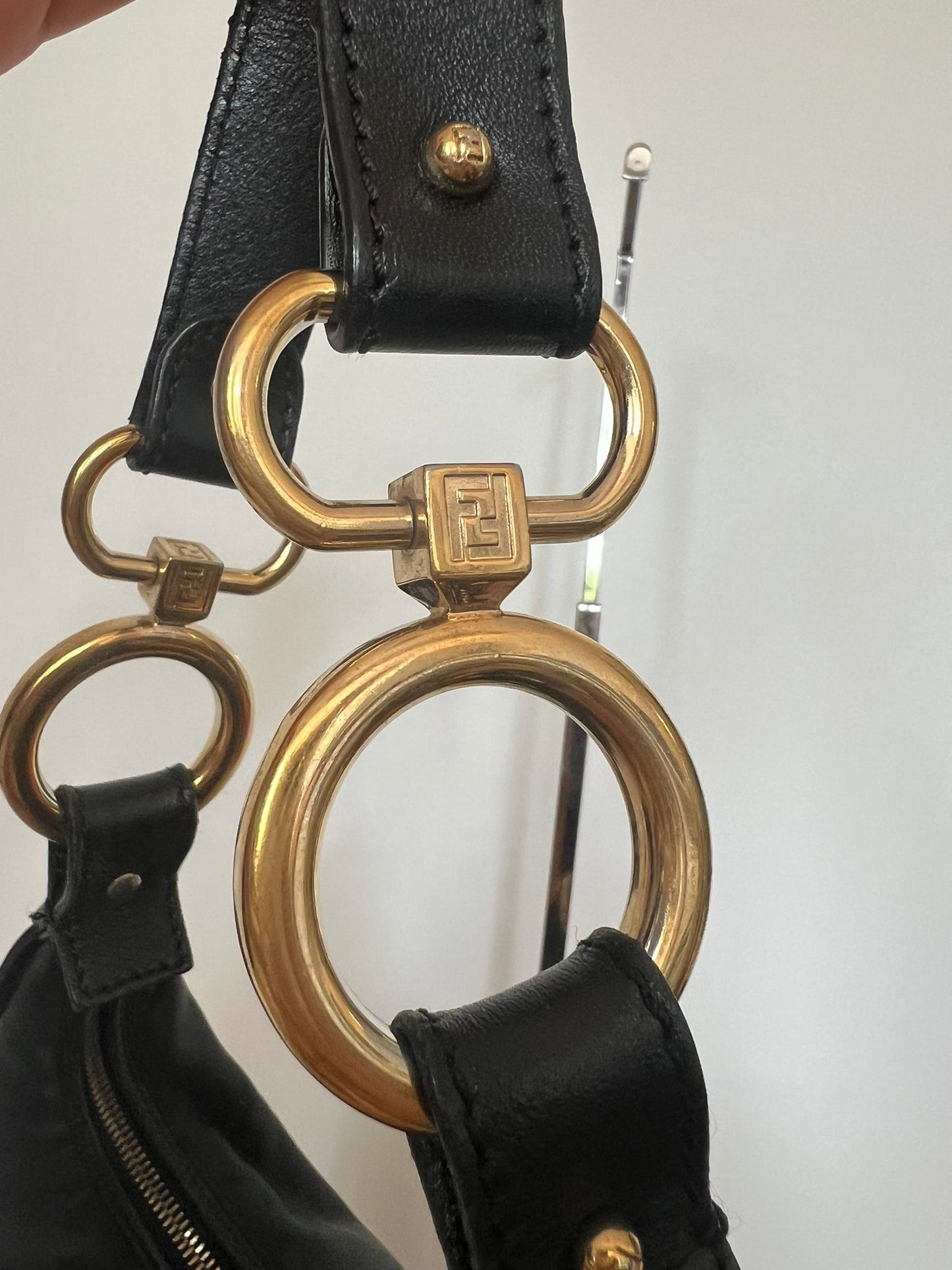 FENDI HOBO BAG GENUINE LEATHER