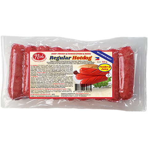 NIDA REGULAR TENDER & JUICY HOTDOG 500g