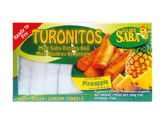 TURONITOS BANANA & PINEAPPLE 454g 20pcs/pk