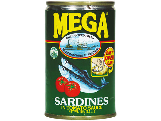 MEGA SARDINES IN TOMATO SAUCE (GREEN)