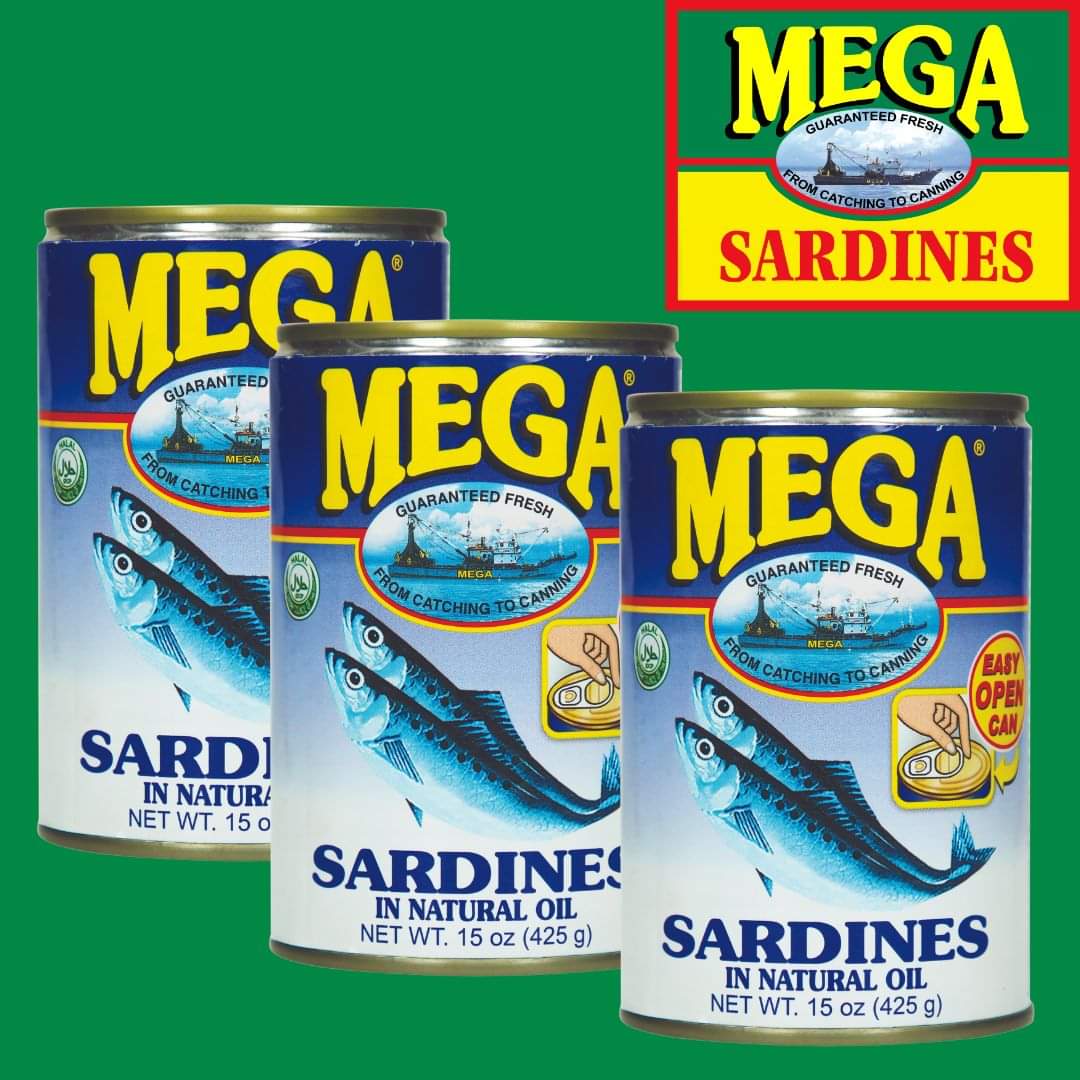 MEGA SARDINES FLAKES IN OIL 155grams