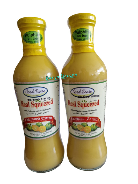 CALAMANSI EXTRACT 100% REAL SQUEEZED 500ml ( large sized bottle)