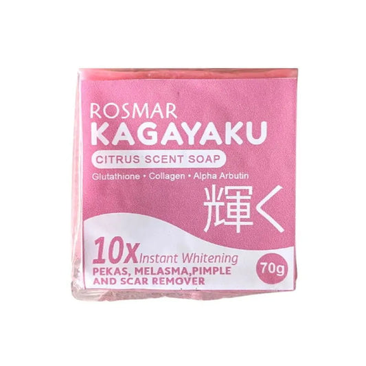 ROSMAR KAGAYAKU WHITENING SOAP PINK ( good for pekas, pimples and scars)