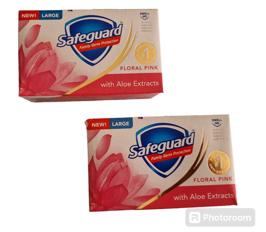 SAFEGUARD FLORAL PINK ANTI-BACTERIAL SOAP