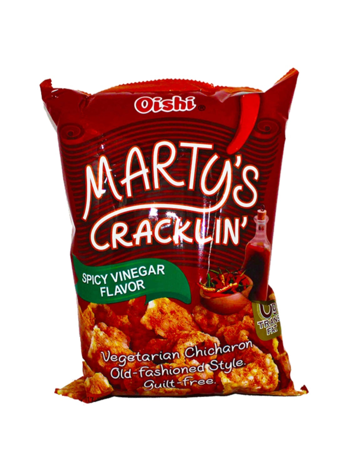 OISHI MARTYS CRACKLING SPICY VINEGAR FLAVOR 90g