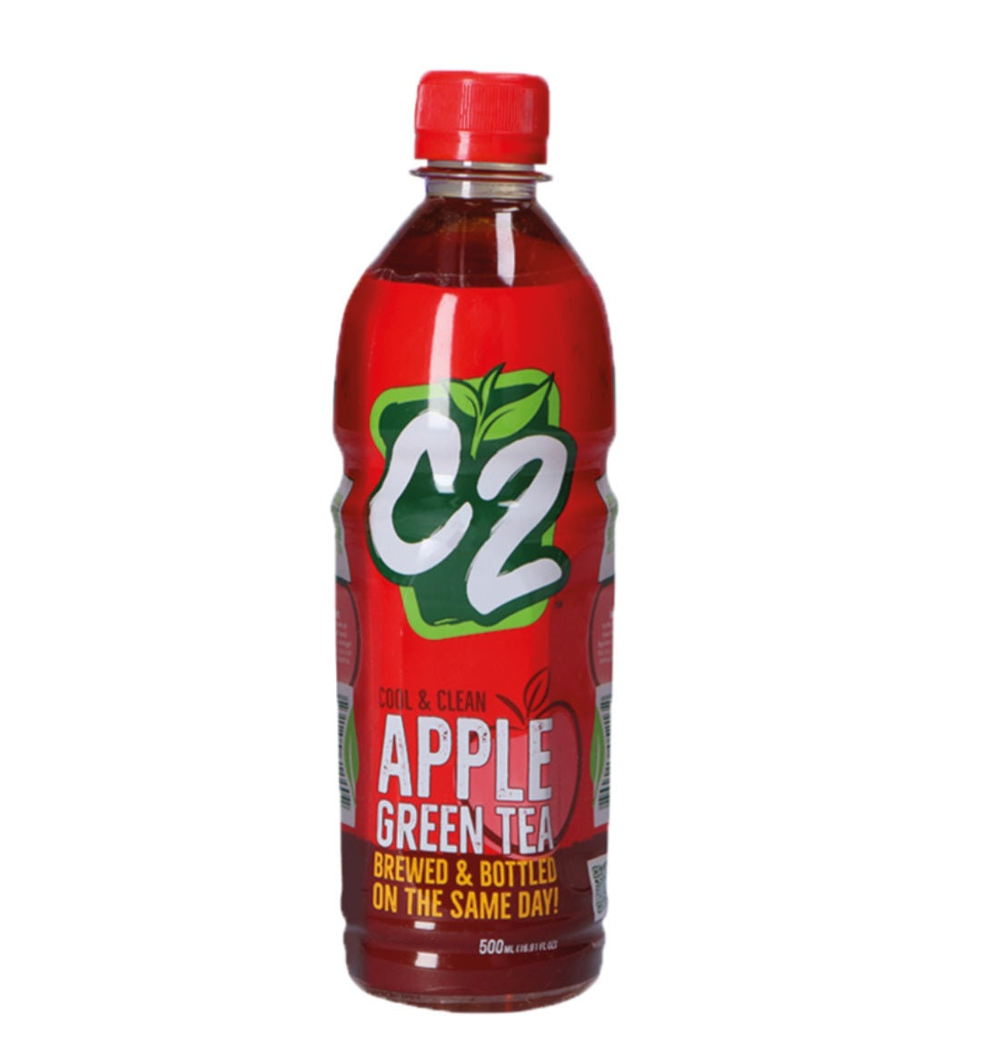 C2 GREEN TEA APPLE 500ml