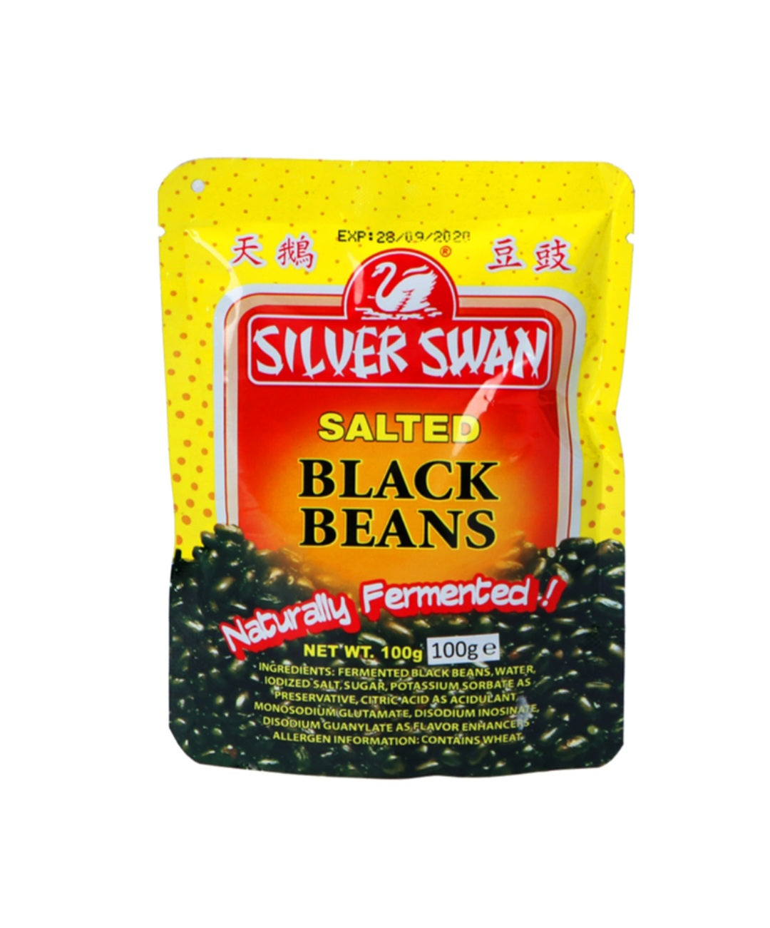 SILVERSWAN SALTED BLACK BEANS (TAUSI) 100g