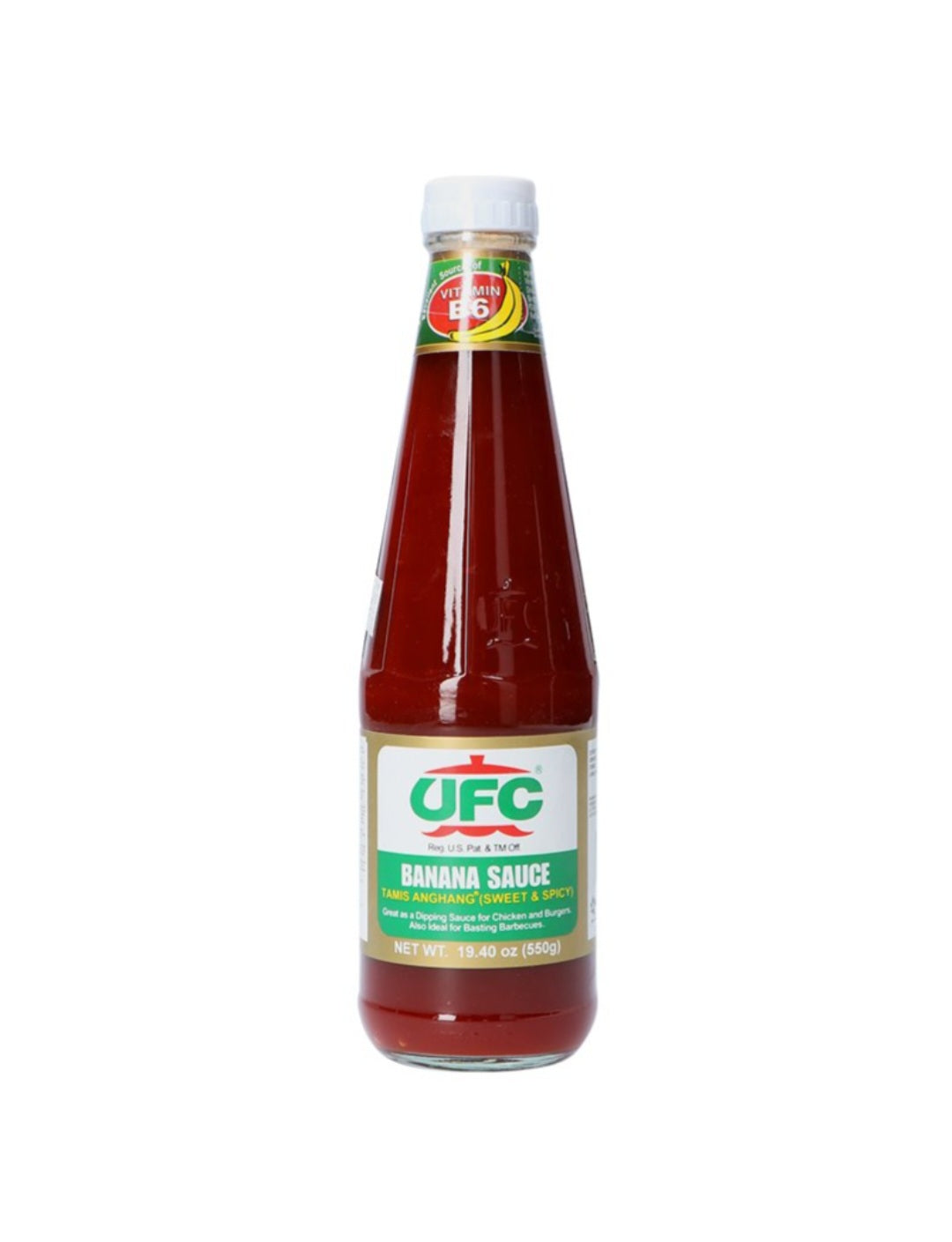 UFC BANANA KETCHUP SWEET & SPICY 550g (BIG SIZE)