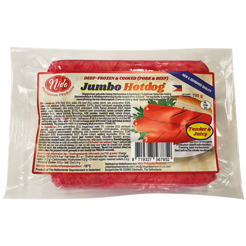 NIDA JUMBO SIZED HOTDOG 7pcs 700g