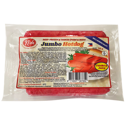 NIDA JUMBO SIZED HOTDOG 7pcs 700g