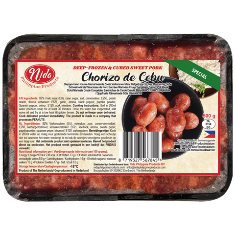 NIDA CHORIZO DE CEBU 500g