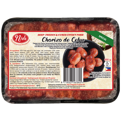 NIDA CHORIZO DE CEBU 500g