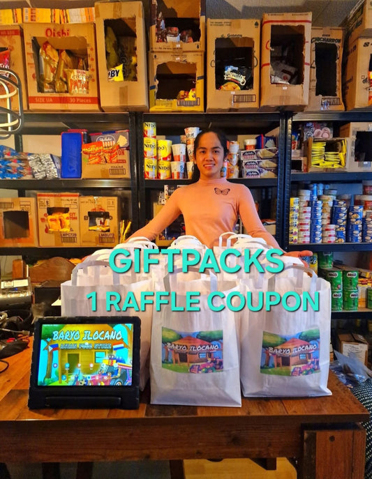 1 RAFFLE ENTRY FOR GIFTPACKS