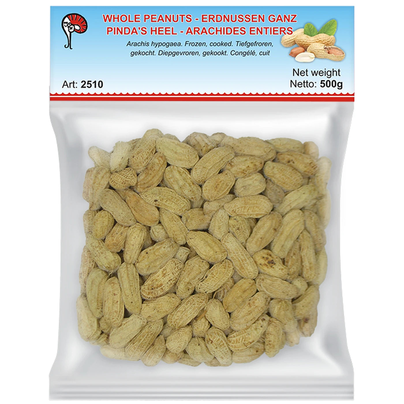 WHOLE PEANUT BOILED ( FROZEN)