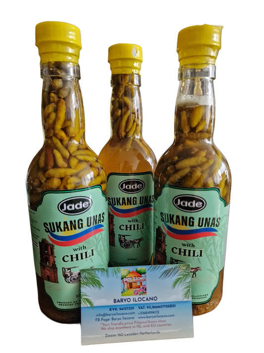 JADE SUKANG UNAS CHILLI SINAMAK ILOCOS SUR 375ml