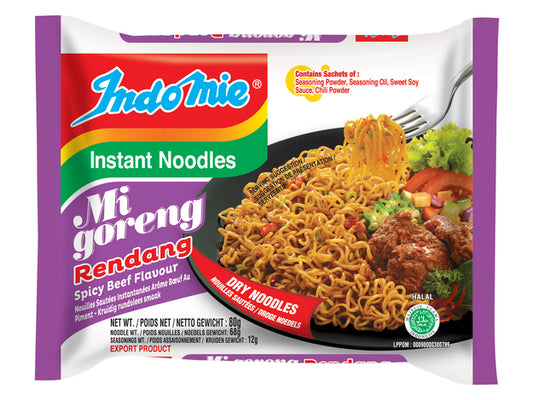 INDOMIE MI GORENG RENDANG NOODLES