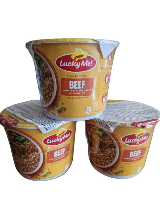 LUCKY ME BEEF MAMI CUP NOODLES 40g