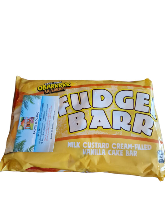 FUDGEE BAR MILK CUSTARD CREAM CAKE BAR 10packs