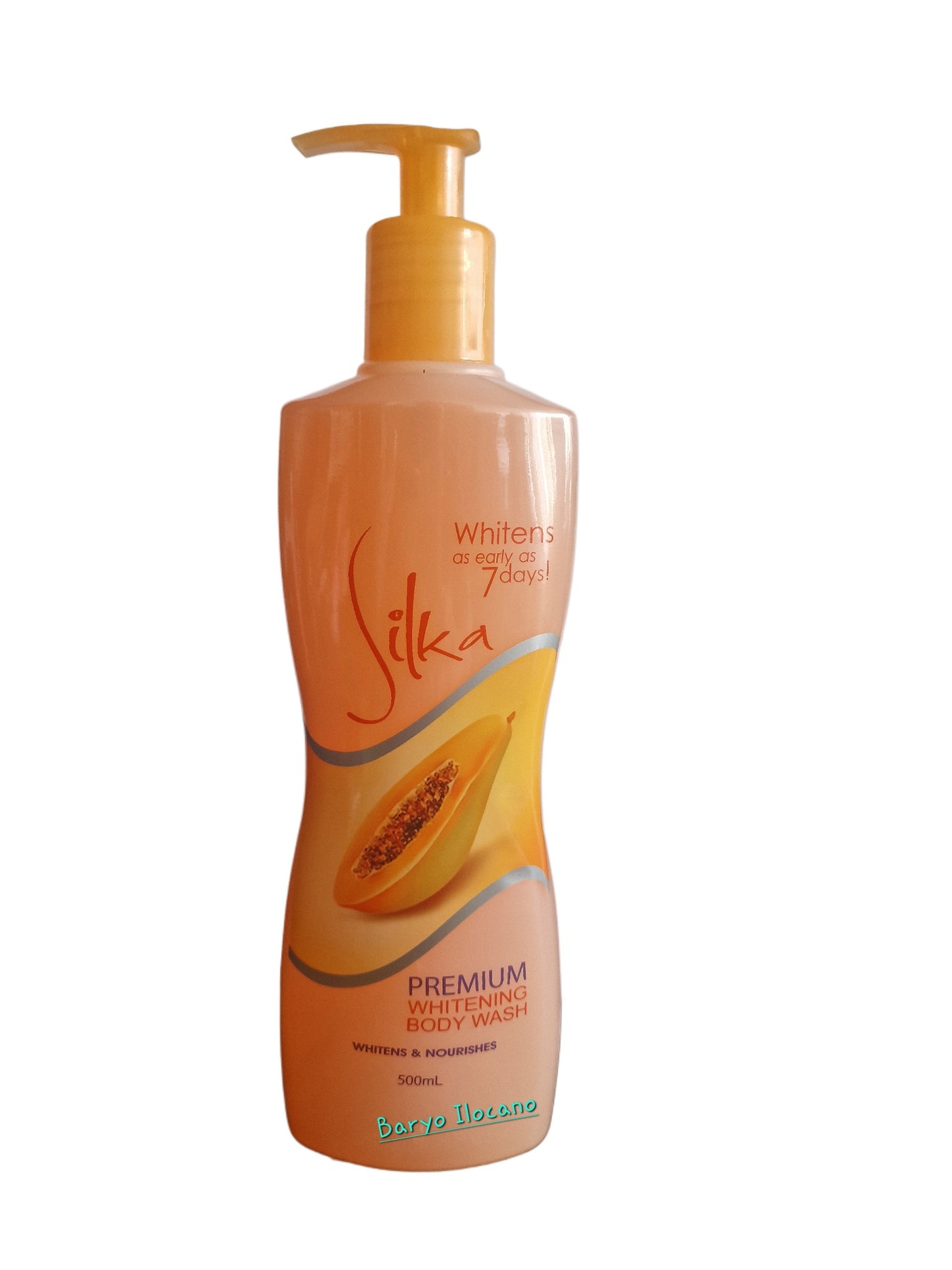 SILKA PAPAYA PREMIUM WHITENING BODY WASH 500ml