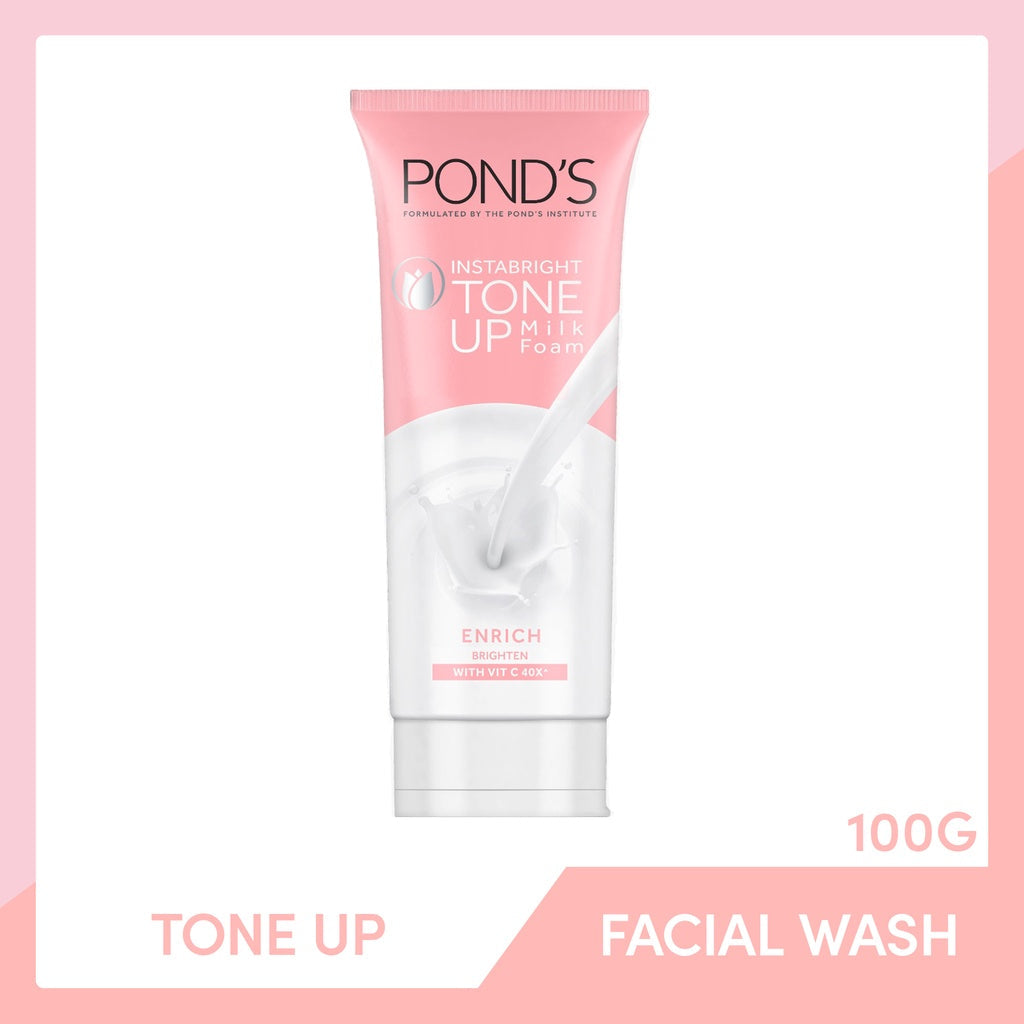 PONDS INSTABRIGHT TONE UP MILK FOAM with Vitamin C 100g