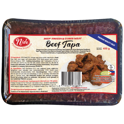 NIDA BEEF TAPA 400g