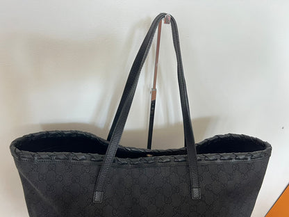 GUCCI TOTE BAG WITH BAMBOO TASSLE